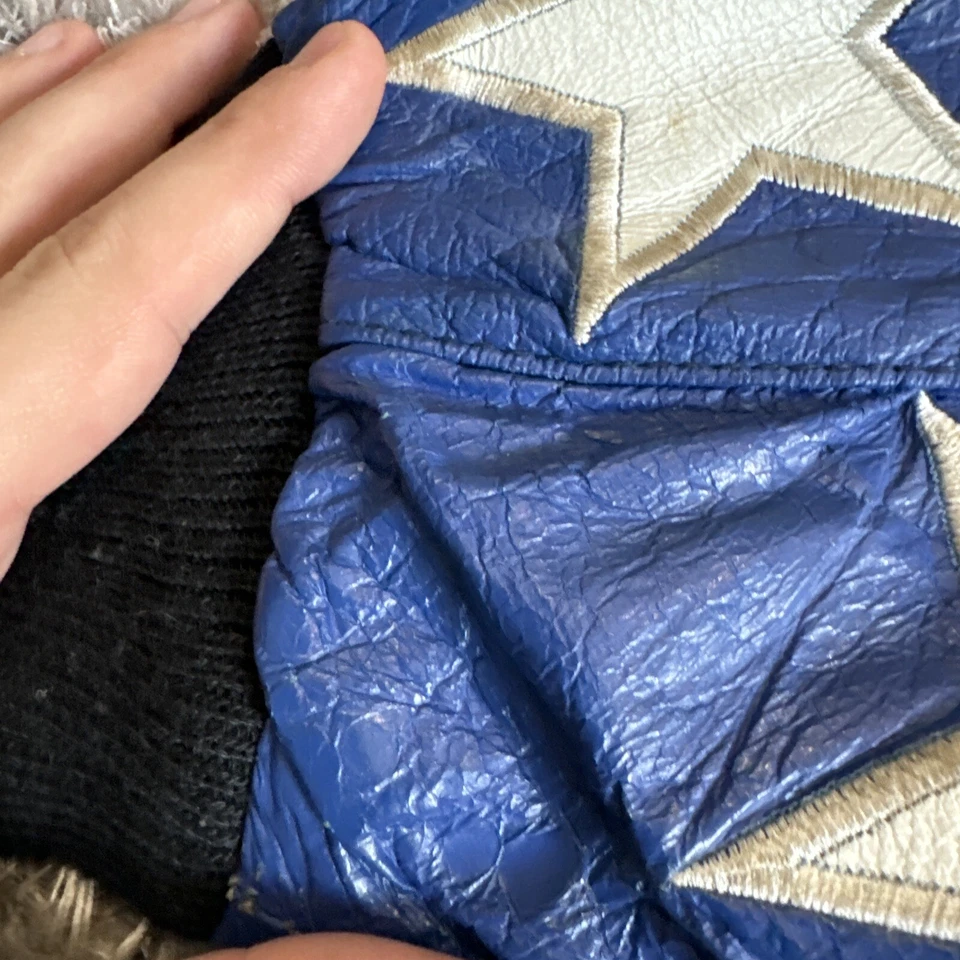 Vintage Women’s Size Medium M Betty Boop Leather Zip-Up Jacket Embroidered Y2K - Image 4 of 4