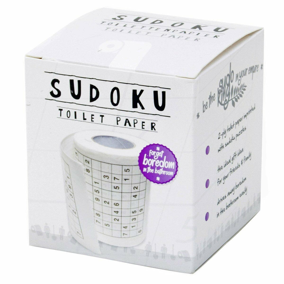 Sudoku Klopapier Sodoku Sudoko Toilettenpapier in Geschenkbox vom Hersteller