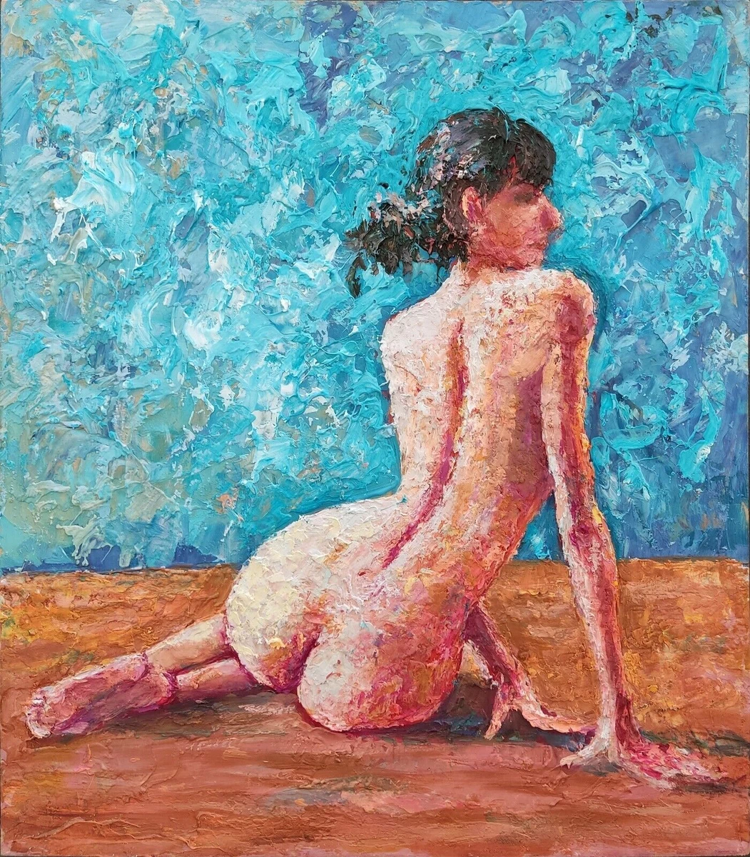 Pinturas de mujer desnuda Arte de mujer desnuda Chica sensual desnuda... |  eBay