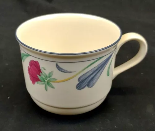 Lenox Chinastone Poppies on Blue Coffee / Tea Cup