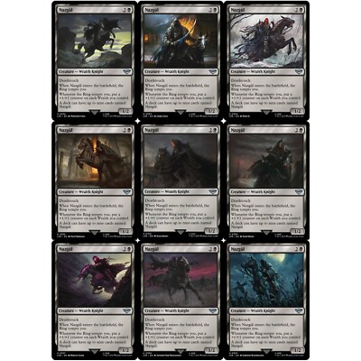 NAZGUL Full Set MTG NM Lord of the Rings LOTR - 9 Card Set