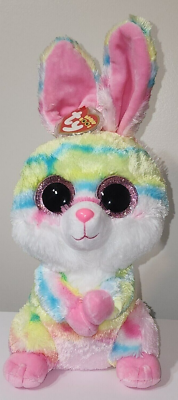 Ty Beanie Boos - LOLLIPOP Easter Bunny Rabbit Medium 9