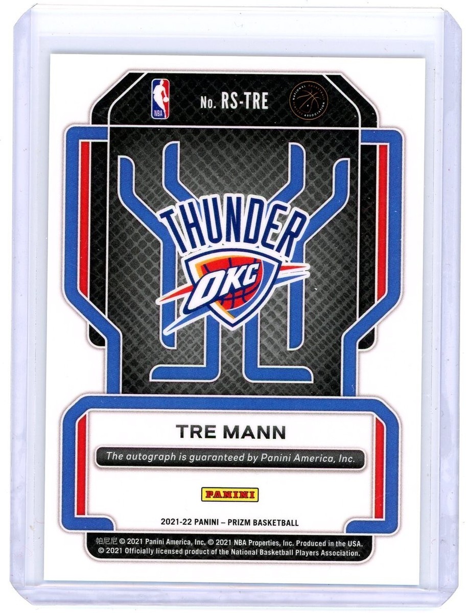 2021-22 Panini Prizm Basketball Rookie Autograph #RS-TRE Tre Mann