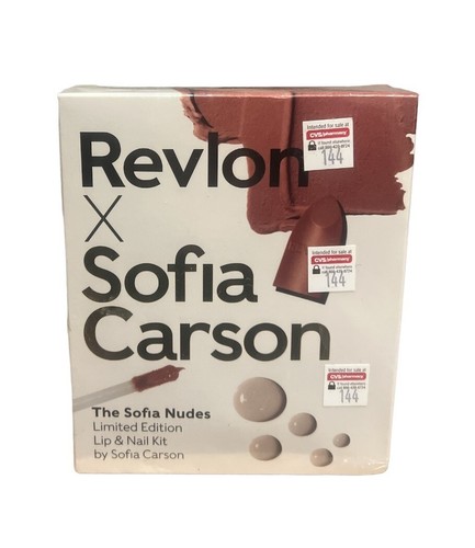 Revlon X Sofia Carson Limited Edition Lip & Nail Kit The Sofia Nudes NEW - 第 1/2 張圖片