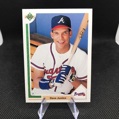 1991 Upper Deck Baseball Card #363 Dave Justice Atlanta