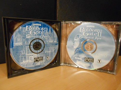 Baldur's Gate II Shadows of Amn PC Game (CD-ROM, 2000, 4-Disc) Advanced D&D MINT - Picture 4 of 4