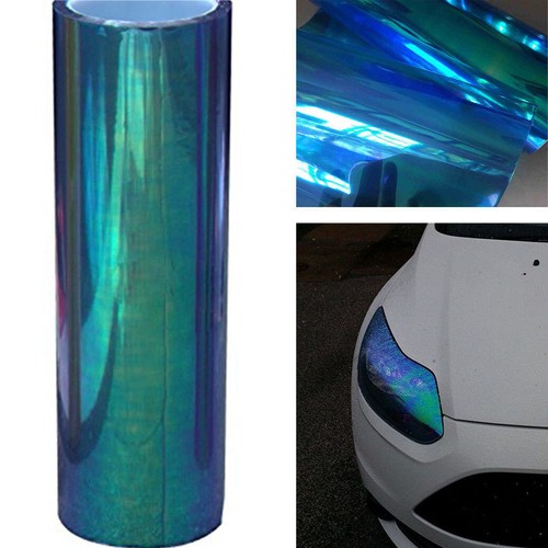Chameleon Neo Colorful Headlight Tailight Plastic/Glass Vinyl Tint Film GLOSSY - Foto 2 di 12