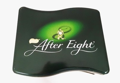 Nestle After Eight Thin Chocolate Mints Empty Tin, 8 in X 6.5 in, 600 g
