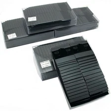 500 Black Hanging Earring Cards Jewelry Displays 2"