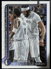 Topps 2025-26 Anthony Davis Kyrie Irving Incoming! Mavs Duo Mavericks #296