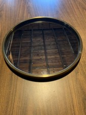 Round Mirror Produced By Glas Mster In Markaryd Sweden. 16. Old. Original. Round Mirror Produced By Glas Mster In Markaryd Sweden. 16. Old. Original.