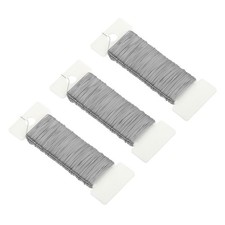 114 Yards/345 Feet Metal Floral Wire Silver Tone Flexible Paddle Thin Wires