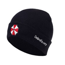 BONNET RESIDENT EVIL UMBRELLA CORPORATION 100% COTON BRODÉ NEUF