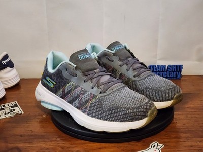 Skechers Go Run Ultra Go Running Gray Teal Women's Size 8.5
