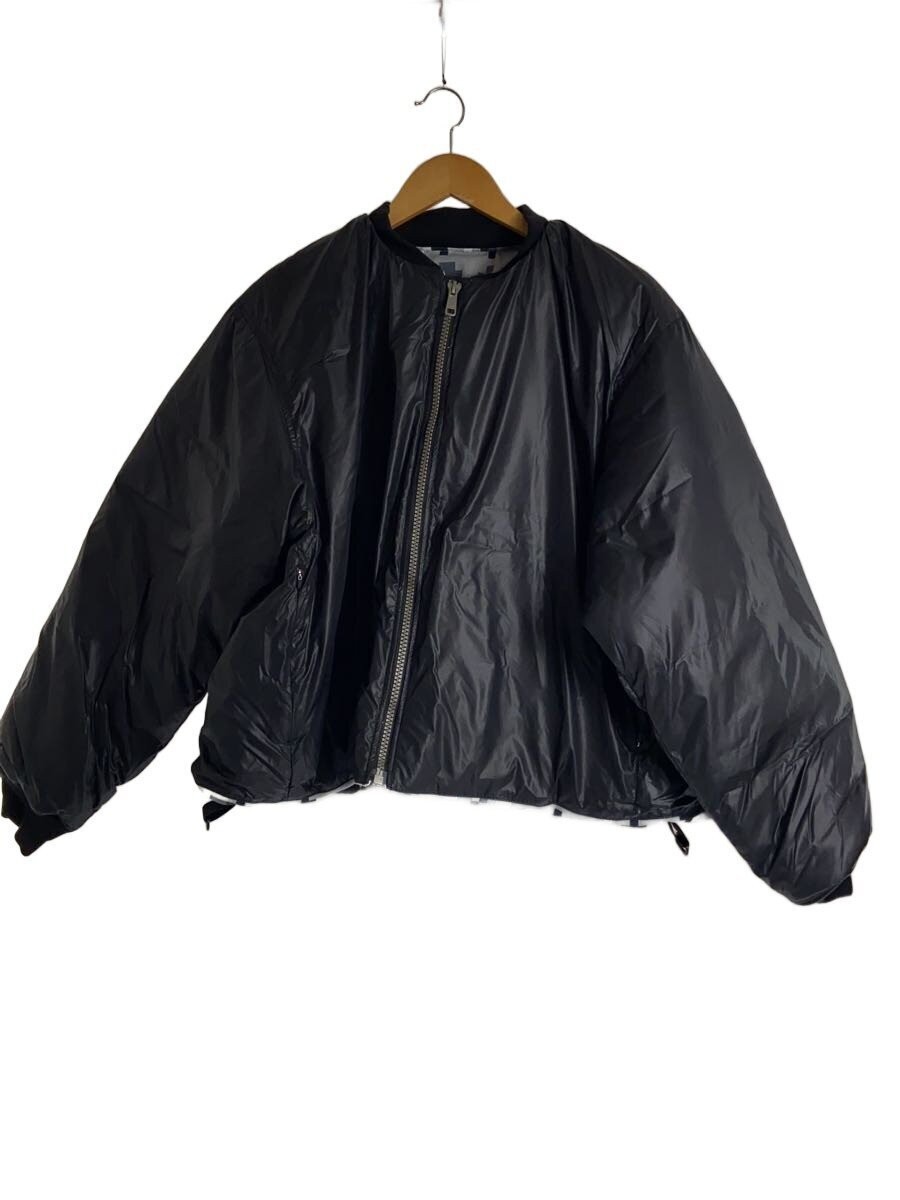 Beams Reversible Down Flight Jacket/L/Polyester/Blk/11-18-1829-120// 3652