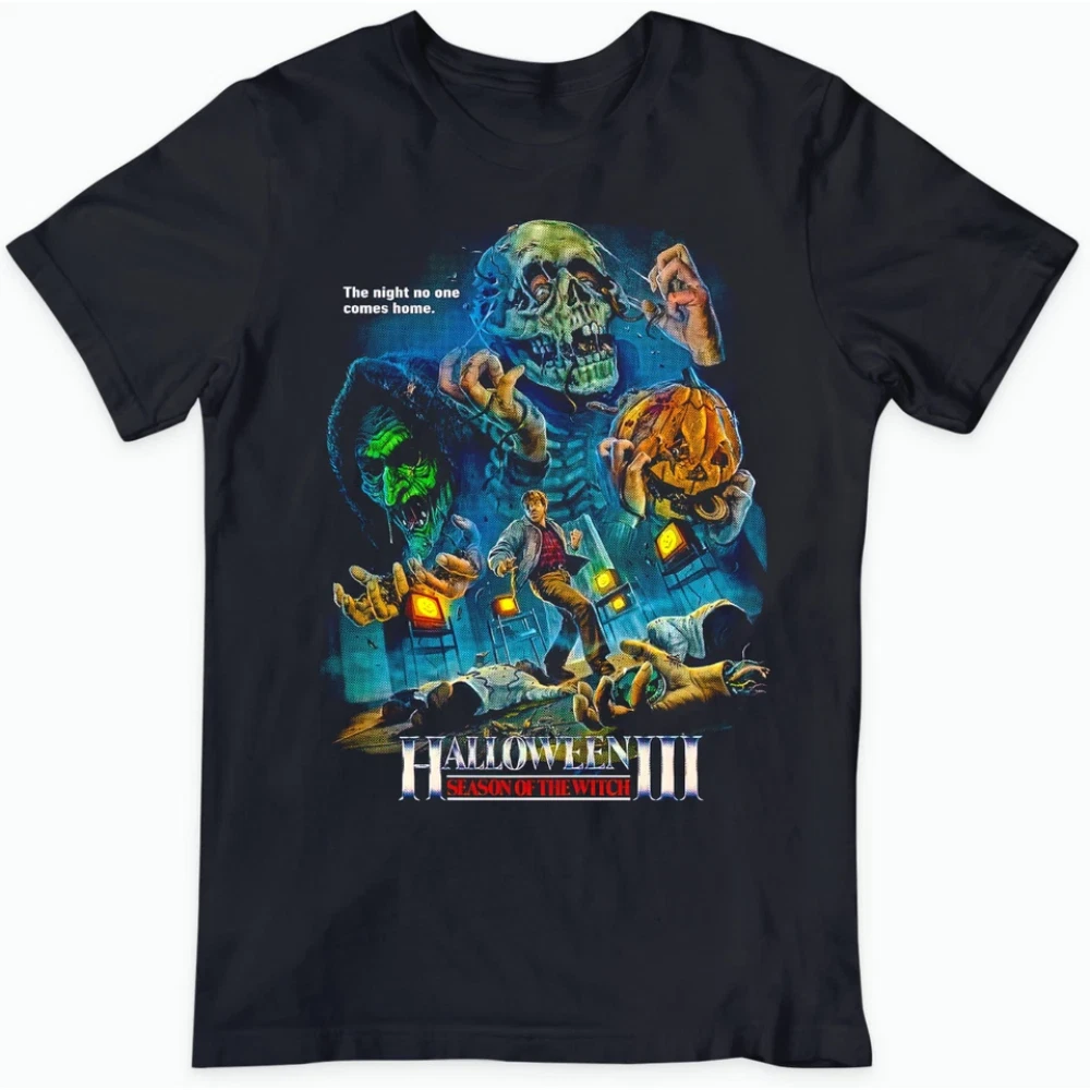 New Halloween III Season of the Witch Horror Movie T-Shirt Black, Size S - 5XL