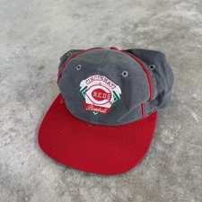 Vintage 90s The Game Cincinnati Reds MLB Baseball Embroidered Snapback Hat Rare