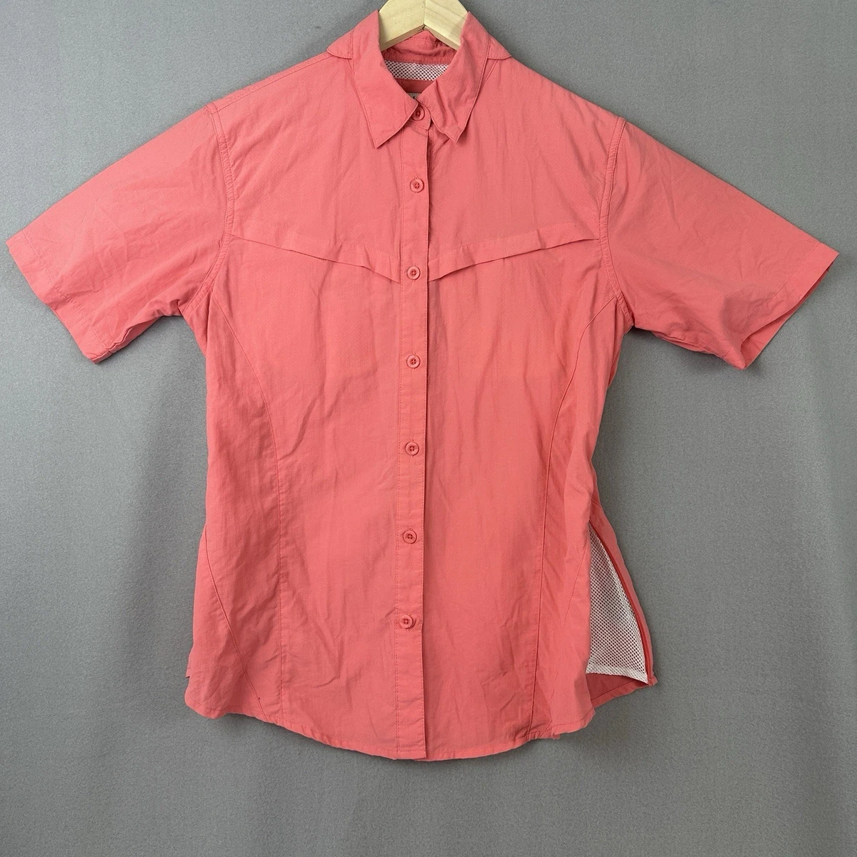 OMZIN Chemise boutonnée à manches longues pour femme avec poches et col