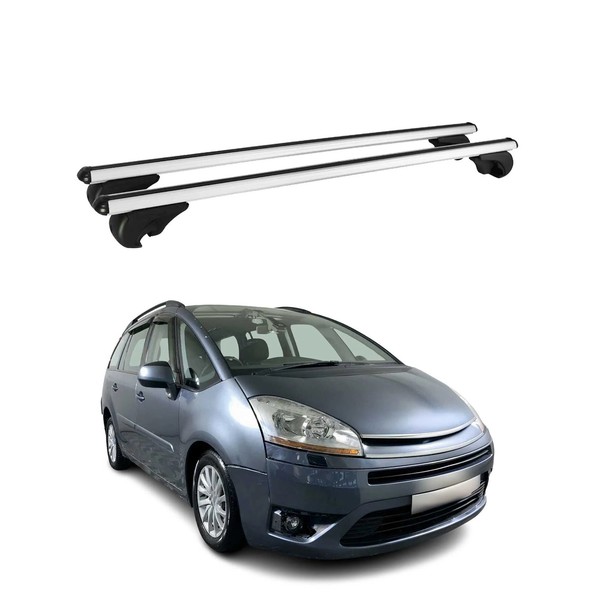 DachträGer GrundtäGer FüR Citroen C4 Grand Picasso 2006-2013 75Kg Alu Silber 2X-image