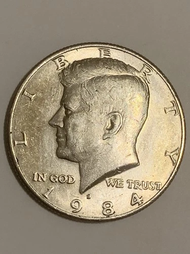 1984-D Kennedy Half Dollar — photo from the most recent tracked eBay sale