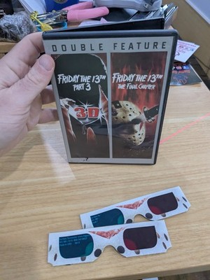 A1 Friday the 13th Part III Friday the 13thFinal Chapter DVD 3D Glasses