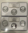 6 NGC 1998-2003 American Silver Eagle beautiful “PF69 ULTRA CAMEO”  No Reserve!