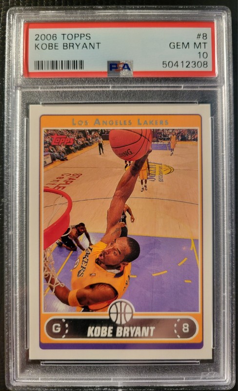 2006-07 TOPPS KOBE BRYANT #8 PSA 10 Gem Mint LAKERS 