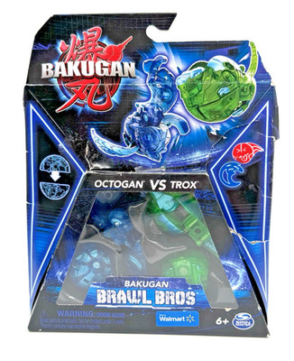 Bakugan Brawl Bros Octogan VS Trox - Walmart Exclusive NEW w/READ