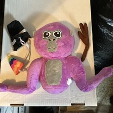 Purple Gorilla Tag Plush Doll Toy 8" Monkey Gorilla Tag Game for Fans Kids