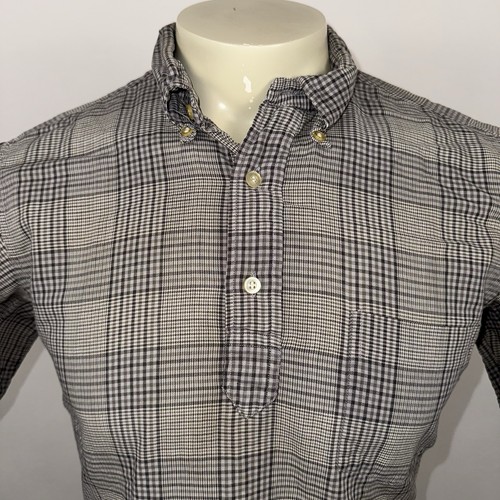 Vtg 50s 60s McGregor Shirt Mens 765 Wash and Wear MCM Mod Tunic Pullover Large - Picture 4 of 14