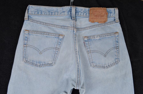 Vintage 90s 501 Levis Denim Jeans 30x32 Distressed Made USA (actual size 29x31) - Bild 11 von 17