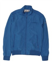 PENN-RICH Giubbotto Bomber Uomo UK 38 Blu Medio DA10