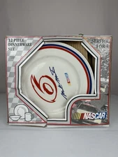 Rare Vintage NASCAR Mark Martin 12 Piece Dinnerware Set