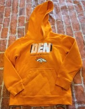 Nfl Team Apparel Kids Denver Bronco Hoodie Sz XS