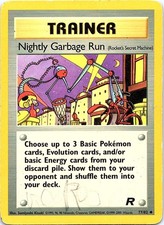 Nightly Garbage Run 77/82 Uncommon Team Rocket Pokemon Unlimited Heavily Played