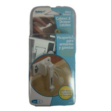 Safety 1st Ultra Secure Security Locks For Cabinets And Drawers, 4 Pack, 48303
