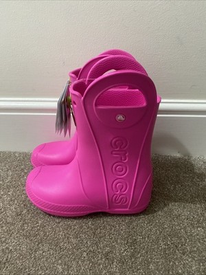 Crocs Handle It Rain Kinder Gummistiefel.UK 3. Neu Mit Etikett. 211052-6TW