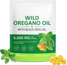Resilia Oil Of Oregano With Black Seed Oil 6,000MG
