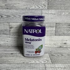 NEW Natrol Sleep Melatonin 10 MG 140 Gummies Dietary Supplement SEALED 6/27