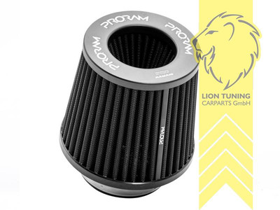 RAMAIR Proram Series offener Sportluftfilter Pilz universal schwarz Anschlussmaß