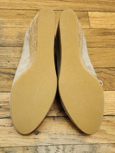 Coclico size 39 Hama booties Women's Tan Lace-Up Shoes NWoT cork wedge - Picture 6 of 6
