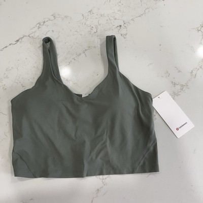 Lululemon Align Tank Women size 14 Sage Green Top Casual Yoga Athletic Wear NWT