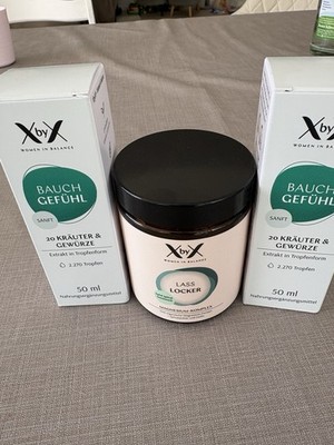x by x woman in Balance - 2x Bauch Gefühl 50 ml + 1x Locker Lassen 120 g