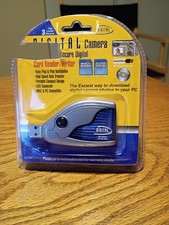 Secure Digital Camera Multi Media Card Reader/Writer with USB Cable New