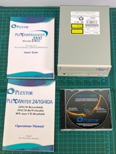 Plextor PleXWriter PX-W2410TA Internal IDE CD-RW Drive 24/10/40A Beige Manuals