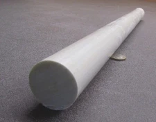 Fiberglass Round Rods 1.50" ( 1 1/2") Diameter x 24 Inch Length