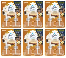 6PK Glade Elegant Amber & Oud PlugIns Scented Oil Air Freshener (12 Total)