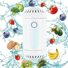 Dual-Core Fruit and Vegetable Washing Machine, Portable USB Rechargeable