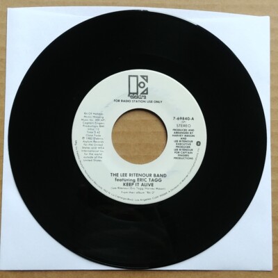 THE LEE RITENOUR BAND & Eric Tagg Keep It Alive 45 7'' JAZZ Record Vinyl DJ PROMO