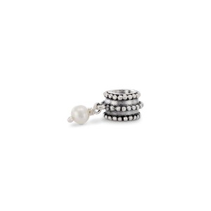 PANDORA Charm 790132P White Pearl Drop 